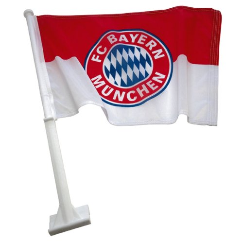 Preisvergleich Produktbild FC Bayern München Autofahne, 30x45 cm