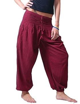 Pluderhose Haremshose Sommerhose Hippie Goa Wellness Yoga Hose