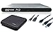Produktbild Archgon Externer Blu-ray Brenner Player USB 3.0 USB-C BDXL M-Disk DVD Style, Tray Load disc Drive Panasonic UJ-272, Alu Silber mit Schutzbox - kompatibel mit PC und Mac MacBook Pro, Air, iMac