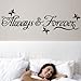 Alway Forever Butterfly Removable Art Vinyl Wall Sticker Paper Mural Home Decor By FamilyMall
