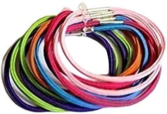 3 Packs of 12 Elastic Endless Hair Bobbles/Ponytail Band in 6 Bright Colours