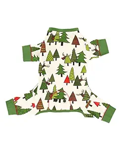 No Peeking! Dog Flapjack Onsie Sweater by LazyOne | Adult Kid Infant Dog Family Matching Pajamas (Large)