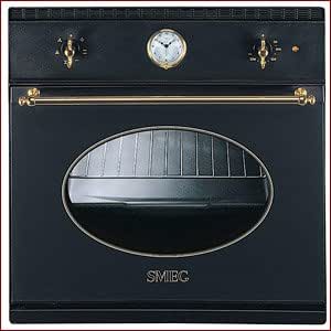 Smeg-Forno Indep. Smeg Si800Mfa5, 51L, Multifuncion, Antracite-Oro-Rustico,  Timer, Orologio Analogico, Autolimpiable : Amazon.it: Elettronica