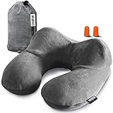➤ Aplicación Amplia y 100% de Satisfacción: almohada de viaje 6 meses de garantía puede ampliarse a 12 meses.