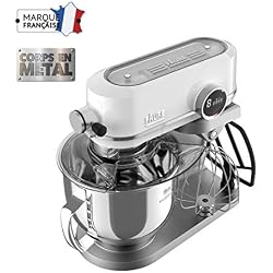Faure FKM-902ME1 Robot Pâtissier Magic Baker Excellence - 800W transmission directe - Mouvement Planétaire - Bol Inox 5,2L - Coloris Blanc