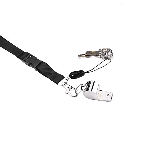 eBoot Edelstahl Sport Coach Whistle mit abnehmbarer Schnalle Schlüsselband - 7