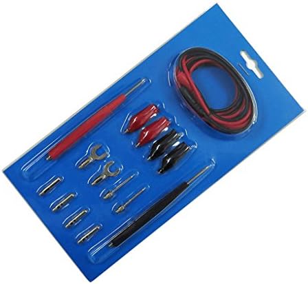 CLEQEE P1500 Test Leads Kit Cable Alligator Digital Multifunction Probe Set Silicone Test Tool Tester Multimeter Test Clips