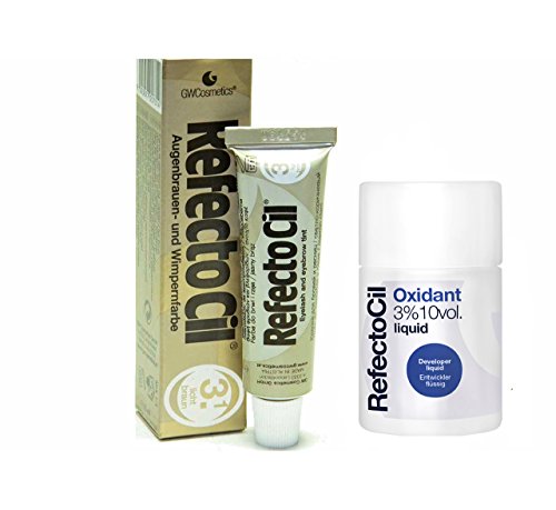 Refectocil SET Oxidant 3% + Wimpernfarbe lichtbraun
