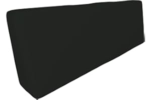 POKAR Palettenkissen Wasserdicht Palettenauflagen mit abnehmbarem Bezug Palettenauflage Palettenmöbel Palettensofa, Rückenlehne 120x40, Anthrazit