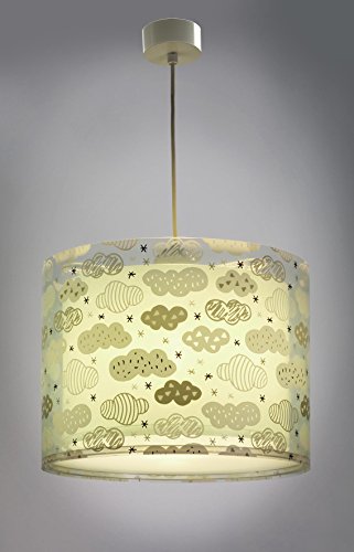 Dalber 41412H Wolken Hängelampe Türkisfarbige, Plastik, grün, 33 x 33 x 25 cm - 3