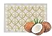 Box of 24 round oil bath pearls - fragrance coconut