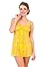 Bomshel Intimate Yellow Nightwear Lingerie with Panty RS.399.00
