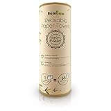 REUTILIZABLES: Todas las servilletas de tela de fibra de bambú se pueden lavar y reutilizar. Un rollo de servilletas de papel Bambaw dura tanto como 65 rollos de papel de cocina convencionales