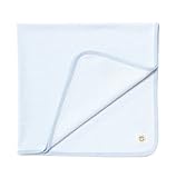 Bellybutton 44261 - Jersey-Decke, Maße: 80 x 80 cm, light blue striped