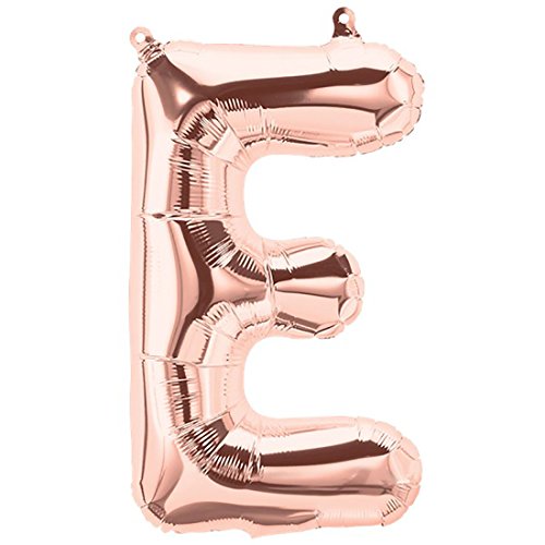 Confettery - Party Dekoration Folienballon - Buchstabe "E" - 1 Stück, 40cm, Viele Farben