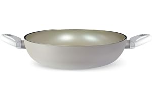 Pensofal, Tegame, Serie White Diamond®, Alluminio con Rivestimento Antiaderente a 6 Strati, Diametro 28 cm, 3,5 litri, Due maniglie soft touch, Adatta all'induzione, Bianco