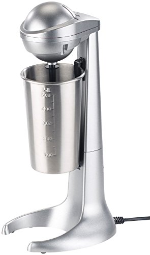 Rosenstein & Söhne Elektrischer Drink-Mixer mit Edelstahl-Becher, 100 Watt - 6