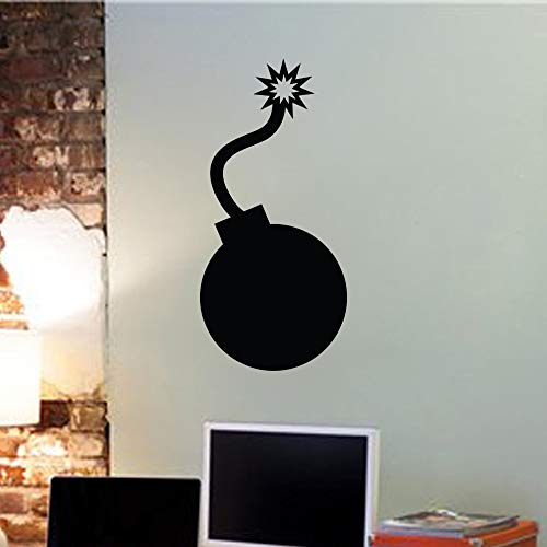 Preisvergleich Produktbild zhuziji Zünden Bombe Wandtattoo Abnehmbare Cartoon Aufkleber Für Kinderzimmer Spezielle Design Home Art Wohnzimmer Dekoration Vinyl DIY 57x27 cm