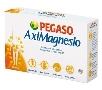 Pegaso Aximagnesio Integratore Alimentare di Magnesio, 40 Compresse