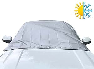 Housse De Pare-brise Avant De Voiture 3 Protections Magnétiques Anti-UV, Chaleur, Gel Et Neige Adaptées à La Plupart Des Véhicules 193 X 126 Cm | Leroy Merlin