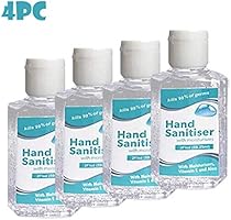 (in stock) Disposable No Clean Waterless Hand Wash Gel, Hand Wash Soap Portable Mini For School Office Travel (4 PC 60ML...