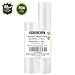 Produktbild Vakuumierer geeignet,Vakuumrollen kitchenboss 2 Rollen 20x500cm und 28x500cm, Kommerzielle geprägte Taschen für Nahrungsmittelretter und Sous Vide Kochen, FDA-Zustimmung und BPA frei