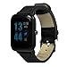 Produktbild FBGood Retro Lederband Ersatz Uhrenarmband für Huami Amazfit Bip Youth Lite Watch, Weiches Leder Sportarmband Unisex Smart Watch Armband Zubehör Geschäft Arbeit Ersatzband