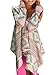 Produktbild Damen Strickjacken Cardigan Langarmshirt Strickjacke Kimono Geometrische Irregular Loose Pullover Mantel Outwear Tops Strickmantel Strick