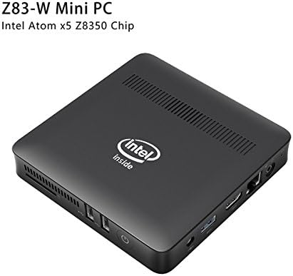 Z83-W Mini PC Desktop x5-Z8350 Intel Atom 2GB/32GB eMMC Intel HD Graphics 4K 1000M/LAN 2.4/5.8G WiFi BT 4.0 Support Windows 10