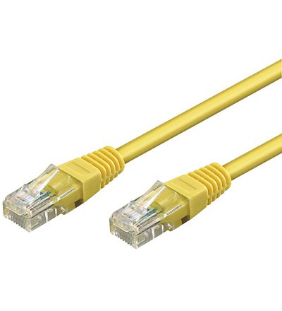 Preisvergleich Produktbild Patchkabel, Cat. 6, U / UTP, gelb, 7m, Good Connections®