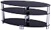 Produktbild Hama TV-Schrank Ständer, 3 Regalböden aus Glas 1075 mm, schwarz