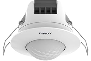 Dinuy DM.TEC.003 - Detector techo empotrar 1 canal 360 diámetro 6,6m