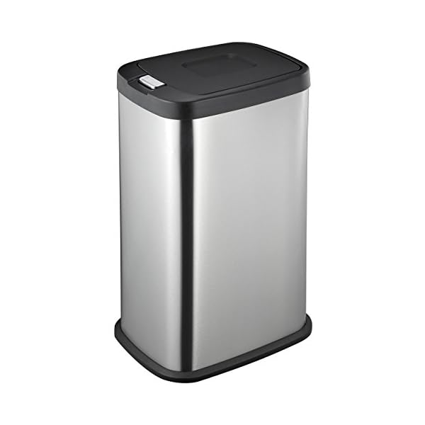 Mari Home Fingerprint Proof 38 Litre Stainless Steel Push Lid