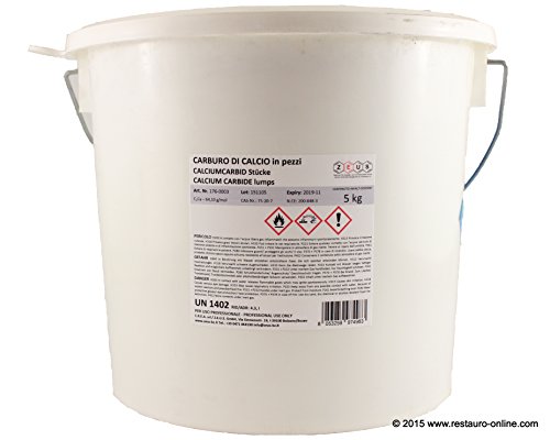 Preisvergleich Produktbild Calciumcarbid in Stücken (CaC2) - ZEUS - 5 kg