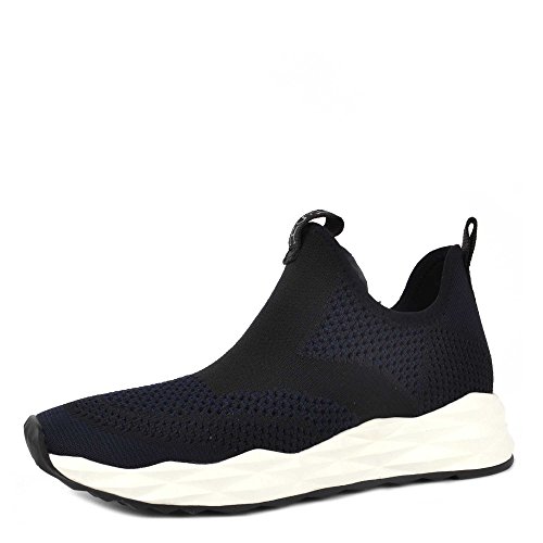 Ash Footwear Chaussures Shake Baskets en Cuir Noir Femme 37 Black/Midnight