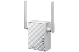 RP-N12 Repeater (Wi-Fi 4 N300, WLAN räckviddsförlängning, strömbrytare, 2 externa antenner, appstyrning)