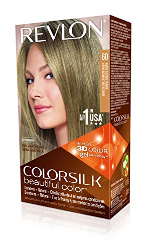 Revlon ColorSilk Tinte de Cabello Permanente Tono #60 Rubio Cenizo Oscuro