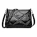 Produktbild WZXHN New Arrival Pu Handbags For Women Casual Female Shoulder Bags Tote Knit Decor Crossbody Bag Ladies Messenger Bag