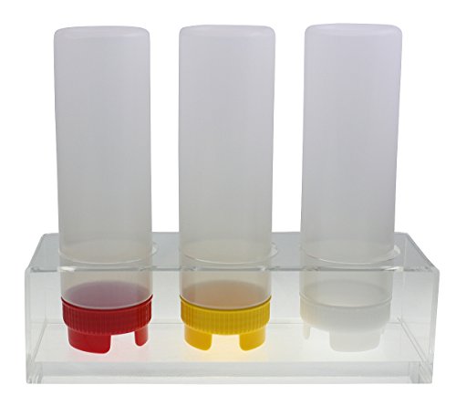 Quetschflaschen Set mit Ablageständer