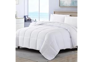 DECASATEXTIL Edredon Relleno Nordico 240x220 cm - Edredon Microfibra 400Gr/m2 - Cama 150/160cm - Reversible- Suave, cómodo, Ligero y Transpirable - Blanco 240x220cm