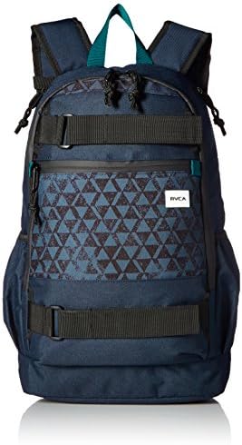 RVCA mens Push Skate Delux Backpack Push Skate Deluxe Backpack Backpacks
 -  Blue - 