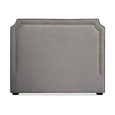 Menzzo Tête de lit Milana 140cm Tissu Taupe