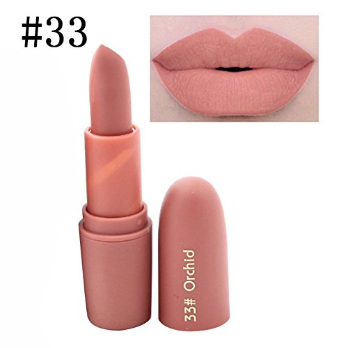 ROPALIA 7 Farben Nude Matte Wasserdichte Langlebige Lippenstift Lipgloss Make-up Lip Pigmentstifte