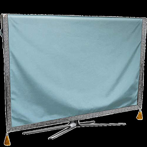Preisvergleich Produktbild TV-Staubschutzhülle reines Wetter Staubschutz LCD Plasma TV Papierhandtuch Tischtuch Kissenhülle, Blau, 49 Zoll