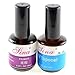 LIFECART 2pcs UV Topcoat Primer Base Gel Nail Art Tips Builder Acrylic Polish Set 14ml