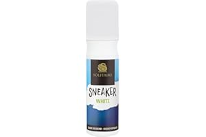 Solitaire Sneaker White Betún y reparación de zapatos, Blanco (White), 75.00 ml
