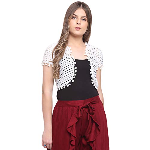 Cotton Half-Sleeve Bolero Shrug 