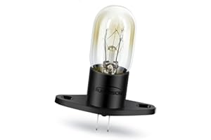 Ruiandsion Lampadina a microonde T170 Base 230V 20W Lampadina a microonde per lampada universale a microonde Forno a pera, bianco caldo