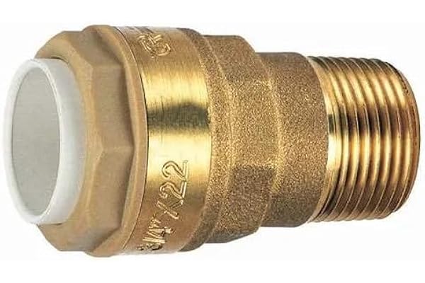 CODITAL - Raccord instantané Droit mâle 20x27 pour cuivre 22mm Push-FIT - CODRA934102220