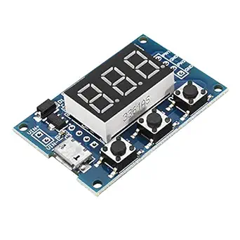 Techtonics PWM Pulse Frequency and Duty Cycle Adjustable 2 channel Signal Generator Module for Square and Rectangular Wave